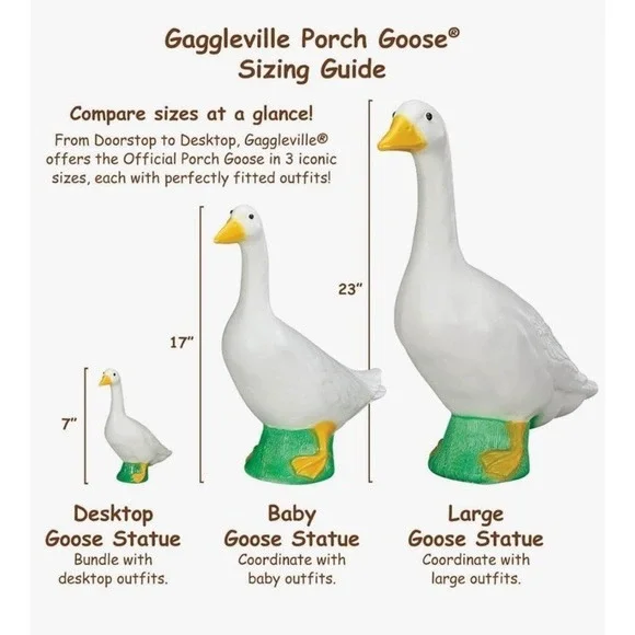 Gardener Large Goose Outfit Outdoor Decor by Gaggleville NEW - Picture 5 of 6